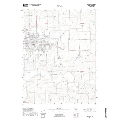 2017 Map of Sedalia East, 2017 Print