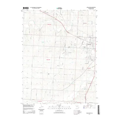 2014 Map of Sedalia West, 2014 Print