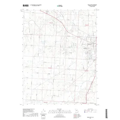 2017 Map of Sedalia West, 2017 Print