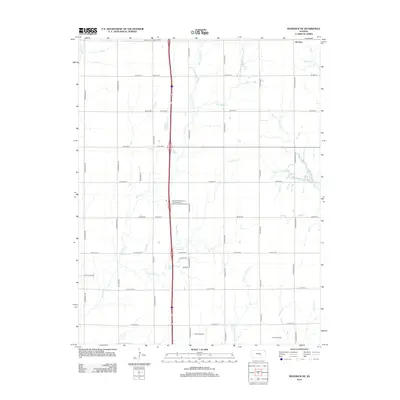 2012 Map of Sedgwick NE, 2012 Print