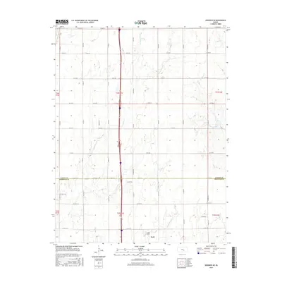 2015 Map of Sedgwick NE, 2015 Print