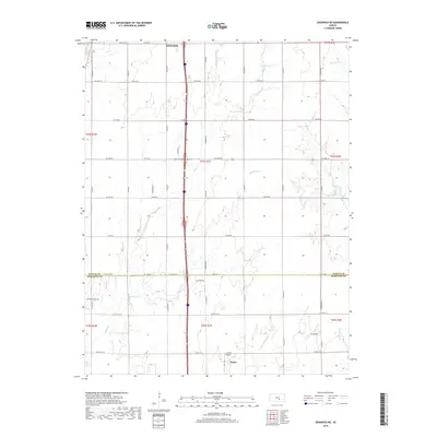 2018 Map of Sedgwick NE, 2018 Print