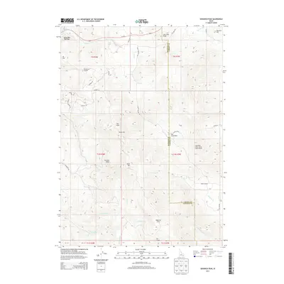 2013 Map of Sedgwick Peak, 2013 Print