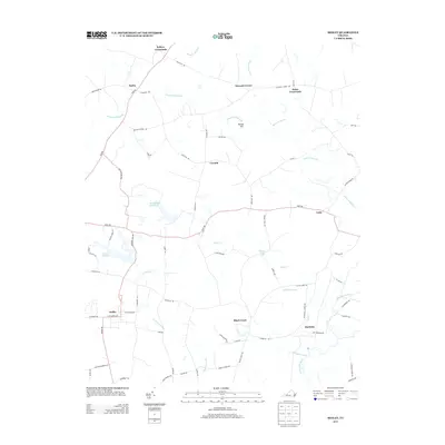 2013 Map of Sedley, 2013 Print