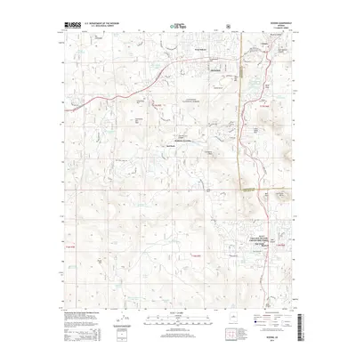 2014 Map of Sedona, 2014 Print