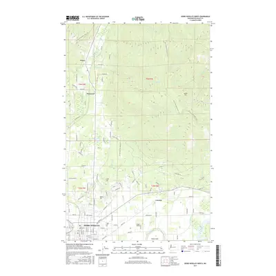 2017 Map of Sedro-Woolley North, 2017 Print