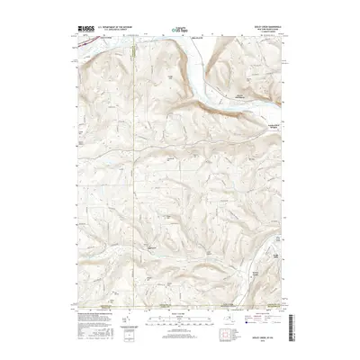 2016 Map of Seeley Creek, 2016 Print