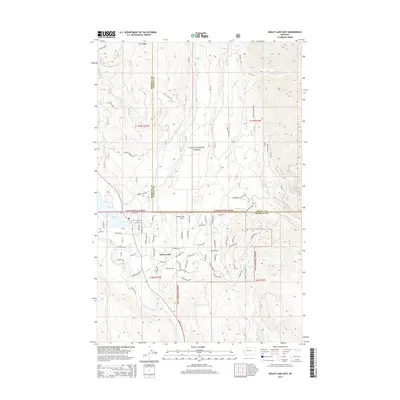 2014 Map of Seeley Lake East, 2014 Print