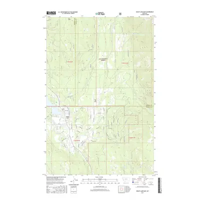 2017 Map of Seeley Lake East, 2017 Print