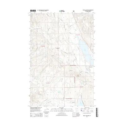 2014 Map of Seeley Lake West, 2014 Print