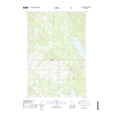 2020 Map of Seeley Lake West, 2020 Print