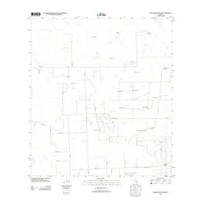 2013 Map of Seeligson Ranch, 2013 Print