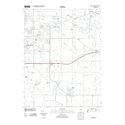 2010 Map of Seelyville, 2010 Print
