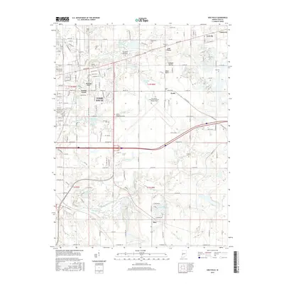 2016 Map of Seelyville, 2016 Print