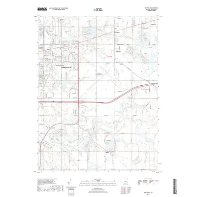 2019 Map of Seelyville, 2019 Print
