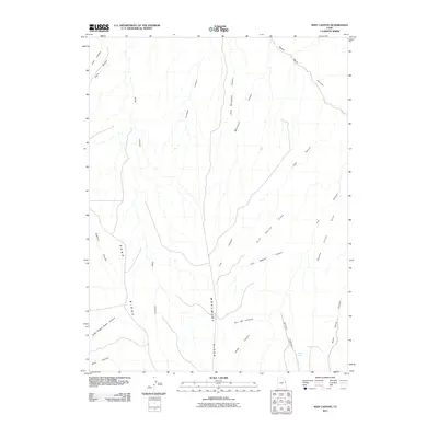 2011 Map of Seep Canyon, 2011 Print