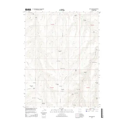 2014 Map of Seep Canyon, 2014 Print