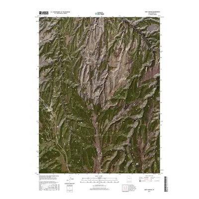 2017 Map of Seep Canyon, 2017 Print
