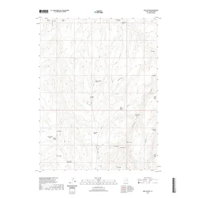 2020 Map of Seep Canyon, 2020 Print
