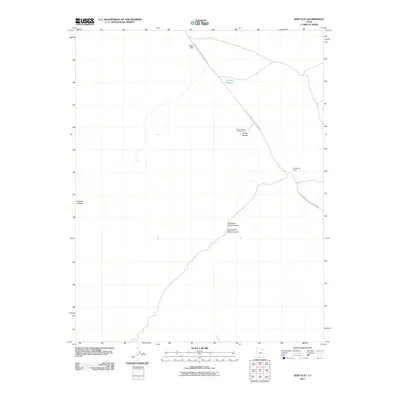 2011 Map of Seep Flat, 2011 Print