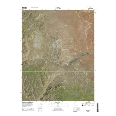 2014 Map of Seep Flat, 2014 Print