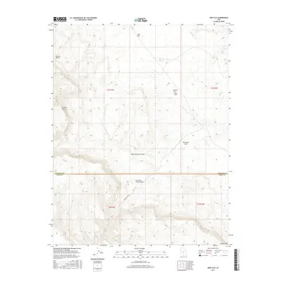 2017 Map of Seep Flat, 2017 Print