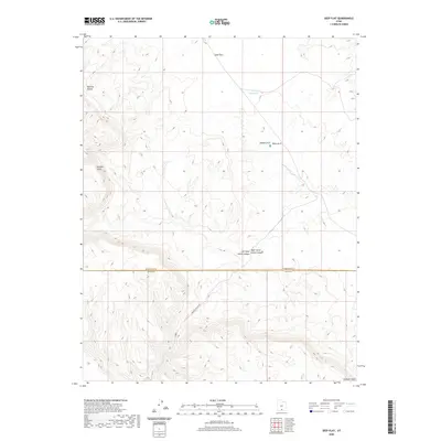 2020 Map of Seep Flat, 2020 Print