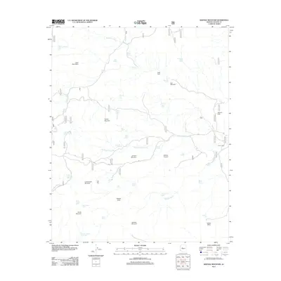 2012 Map of Seepage Mountain, 2012 Print