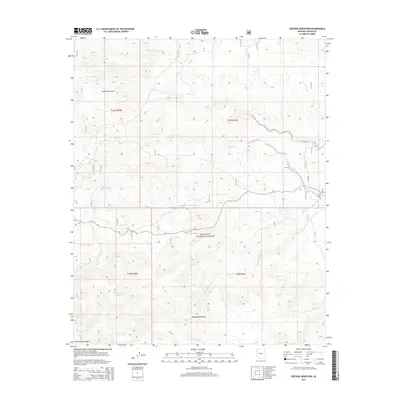 2014 Map of Seepage Mountain, 2014 Print