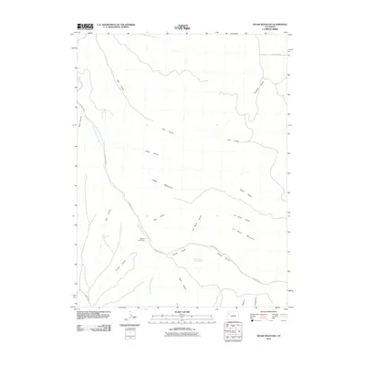 2010 Map of Segar Mountain, 2010 Print