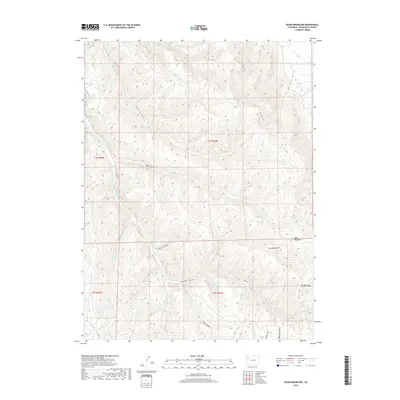 2019 Map of Segar Mountain, 2019 Print