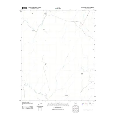2011 Map of Segihatsosi Canyon, 2011 Print