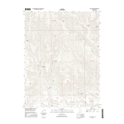 2017 Map of Sego Canyon, 2017 Print
