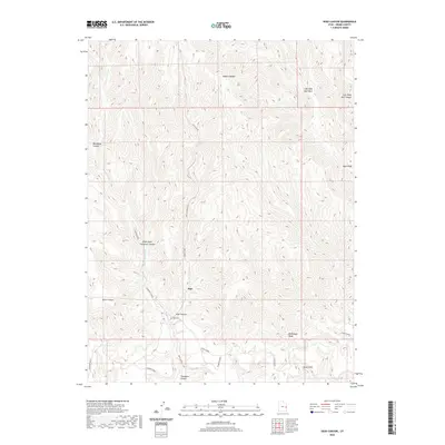 2020 Map of Sego Canyon, 2020 Print