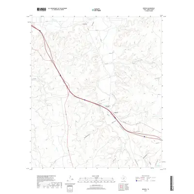2019 Map of Segovia, 2019 Print