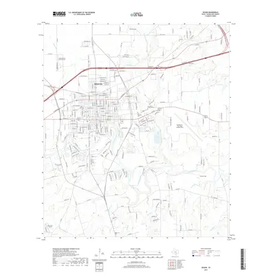 2019 Map of Seguin, 2019 Print