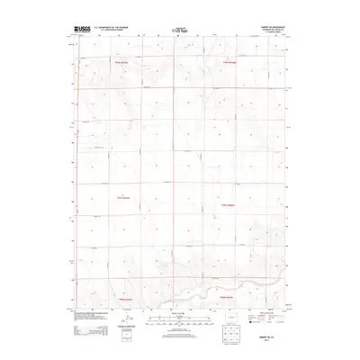 2013 Map of Seibert NE, 2013 Print