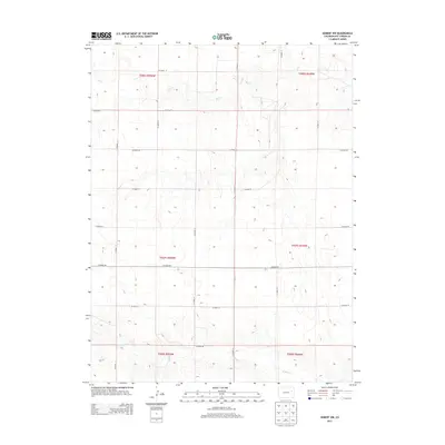 2013 Map of Seibert NW, 2013 Print
