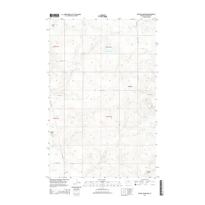 2014 Map of Seifort Reservoir, 2014 Print