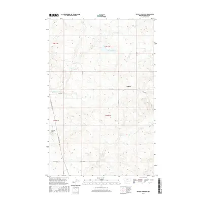 2017 Map of Seifort Reservoir, 2017 Print