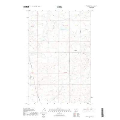 2020 Map of Seifort Reservoir, 2020 Print