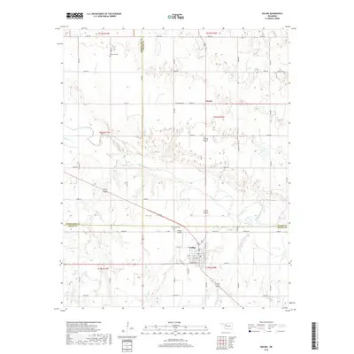 2018 Map of Seiling, 2018 Print