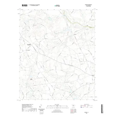 2020 Map of Seivern, 2020 Print