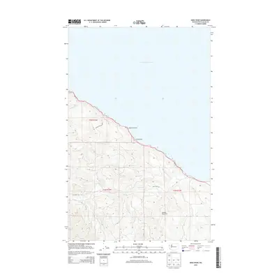 2014 Map of Sekiu River, 2014 Print