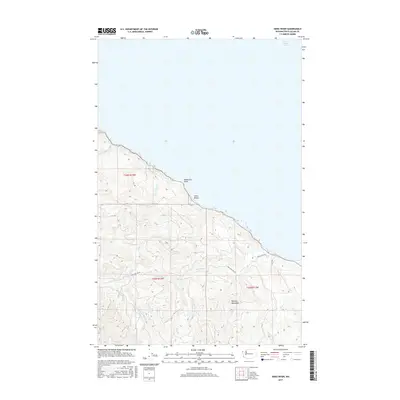 2017 Map of Sekiu River, 2017 Print