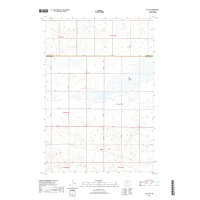 2017 Map of Selby SW, 2017 Print