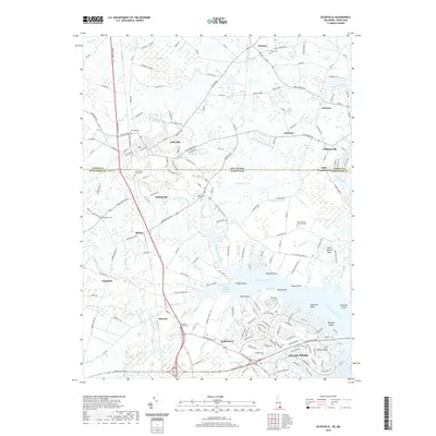 2019 Map of Selbyville, 2019 Print