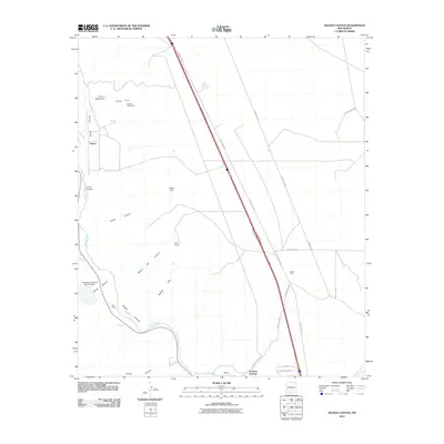 2010 Map of Selden Canyon, 2010 Print