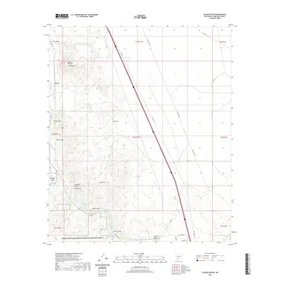 2020 Map of Selden Canyon, 2020 Print