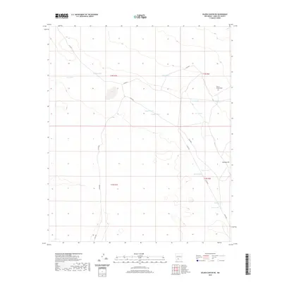 2020 Map of Selden Canyon NE, 2020 Print